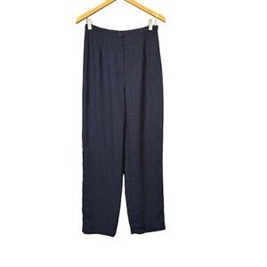 Fenn Wright & Manson Womens High Waist Navy Trousers Size 12